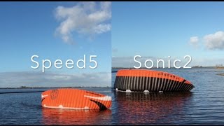 Review Flysurfer Sonic2 vs Speed5. Part 2. Wind range & relaunch.