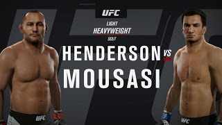 EA SPORTS UFC 2 ● MMA UFC FIGHT 2016 ● DAN HENDERSON VS GEGARD MOUSASI