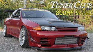 800HP Time Attack Nissan Skyline GT-R(R32) Wacky Mate - Tuner Club Eps.5