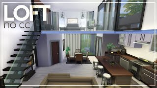 The Sims 4: Speed Build | MANLY LOFT | NO CC + HOUSE TOUR