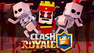 Minecraft: CLASH ROYALE AMALDIÇOADO! (Assustando Amigos)