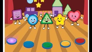 Развивающий мультфильм для детей 2, 3 лет - УЧИМ ФИГУРЫ и ЦВЕТА