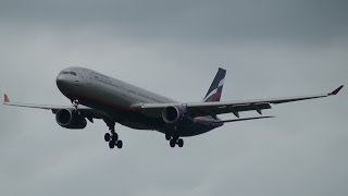 Aeroflot Airbus A330 Landing at Berlin Schönefeld Airport HD (1080p)