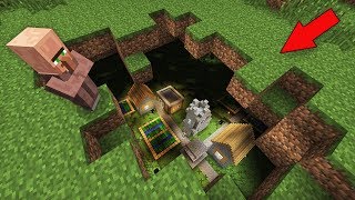 ЖИТЕЛИ СКРЫВАЛИ ЭТУ ПОДЗЕМНУЮ ДЕРЕВНЮ ОТ НУБА 10000 ЛЕТ В МАЙНКРАФТ 100% ТРОЛЛИНГ ЛОВУШКА MINECRAFT