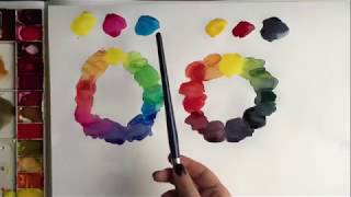 Основы смешивания цветов в акварели. My approach to mixing watercolors