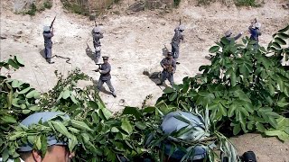 共軍巧妙藉助地形伏擊敵軍，来一个杀一个！ ️抗日