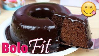 Bolo de Chocolate Fit | Bolo de Chocolate Sem Glutén e Sem Leite | Cakepedia