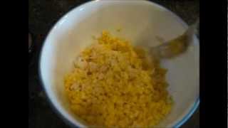 Pet Bird Recipe: Egg and Rice