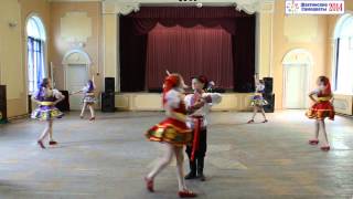 Студия народного танца "Юность" (младшая группа): Плясовая