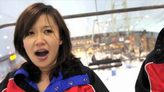 Natalie Tran in Dubai with Lonely Planet