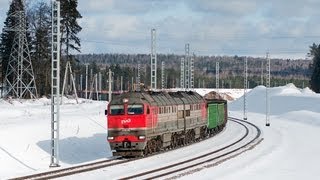2ТЭ116У-0155 (Лужский) / 2TE116U-0155 (RZD, Luzhskiy)