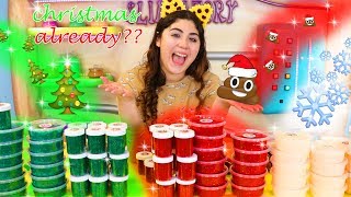 CHRISTMAS SLIMES ALREADY?? Etsy shop slime restock, restocking subscription boxes