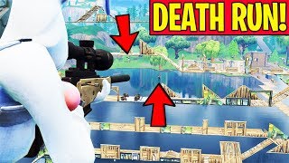 IMPOSSIBLE SNIPER DEATH RUN!! (*NEW* GAME MODE IN PLAYGROUNDS FORTNITE BATTLE ROYALE)
