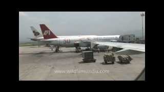 Up in the air - Delhi to Kathmandu...
