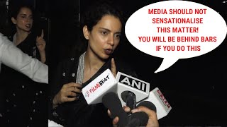 Kangana Ranaut SHOUTS at a reporter over Aditya Pancholi defamation case | Kangana gets ANGRY