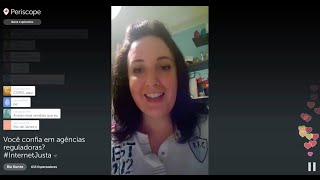 Você confia em agências reguladoras? #InternetJusta [Periscope de 21/04/2016]