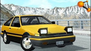 Легенда ЯПОНИИ Toyota AE86 - BeamNg Drive
