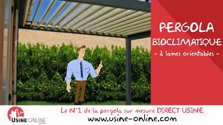 pergola bioclimatique a lames orientables