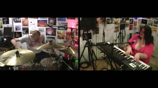 Isabella Valentine & Kerry Moore, Piano & Drums #1g, 8 20 16