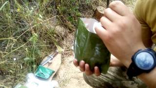 Бійці в ато куштують сухпай нового зразка ЗСУ