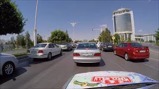 Driving in Ashgabat Turkmenistan / Ашхабад Туркменистан