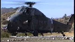 Wessex Helicopter Rescue wounded Soldier exercise – Danske Soldater