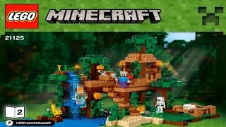 LEGO Minecraft 2016 THE JUNGLE TREE HOUSE  21125 - Лего Майнкрафт Домик на дереве в джунглях #2