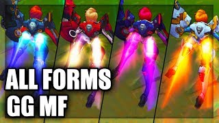 All Forms Gun Goddess Miss Fortune Ultimate Skin Spotlight (League of Legends)