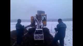 Укладка дренажной трубки