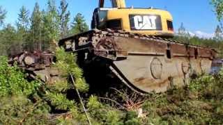 Болотный Экскаватор-Амфибия_ Нижневартовск 2013г!