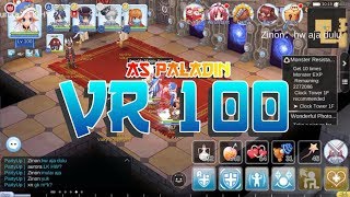 Valhalla Ruins 100 as Paladin Tank without Priest- Ragnarok Mobile with to 17