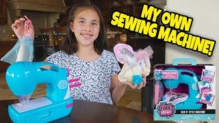 COOL MAKER SEW N' STYLE MACHINE!!! Sewing Machine for Kids!