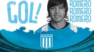 Gol de Romero  Racing 1   Lanús 0  Fecha 7  Primera División 2016