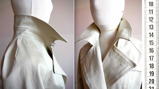 Я ШЬЮ: Тренч ч.5 ВОРОТНИК / I SEW: Basic trench COLLAR
