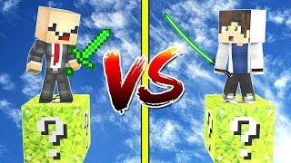 НУБ И ПРО ИГРАЮТ В ИЗУМРУДНЫЙ СКАЙ БЛОК! МАЙНКРАФТ СКАЙВАРС! ЛАКИ СКАЙБЛОК С ЛАКИ БЛОКАМИ!!