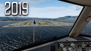 New Flight Simulator 2019 in 4K | Spectacular Approach and Landing in San Francisco | Ultra Realism
