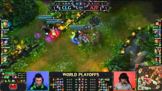 LoL World Championship CLGEU vs Azubu Frost (Game 3)