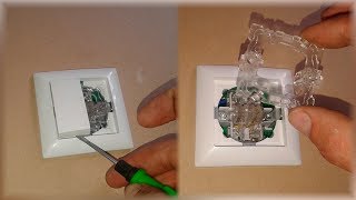 Как разобрать выключатель