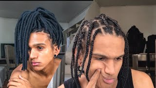 Quanto tempo deixo os Dreads de lã/Box Braids?