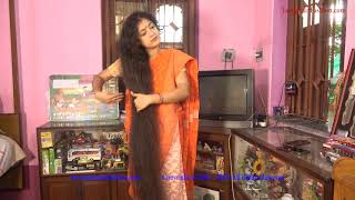 Kaberi Floor Length Self Hair Play