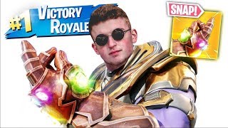 Infinite Lists Getting DUBS On Fortnite (Thanos Live)