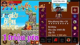 ►Ninja School Online►Lever Up Yên Max Ping Phê Lắm Mà Ít Người Chơi !