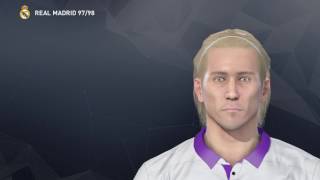 Guti PES 2017 face & stats  (Real Madrid 97/98)