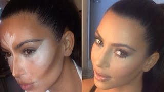 HOW TO CONTOUR AND HIGHLIGHT LIKE KIM KARDASHIAN
