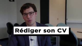 Rédiger son CV