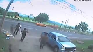 Душа девушки байкерши покинула тело сразу после аварии!