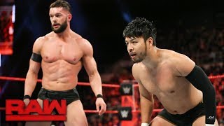 Finn Bálor & Hideo Itami vs. The Miztourage: Raw, Dec. 18, 2017