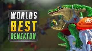 THE WORLDS BEST RENEKTON - SoloRenektonOnly - Road to Challenger #8
