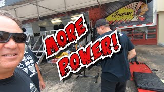INDIAN 111 DYNO TUNE - On a stock motor!