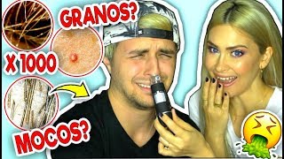 ¡ASÍ SE VE NUESTRA CARA Y CUERPO BAJO UN MICROSCOPIO! ?Lizy P